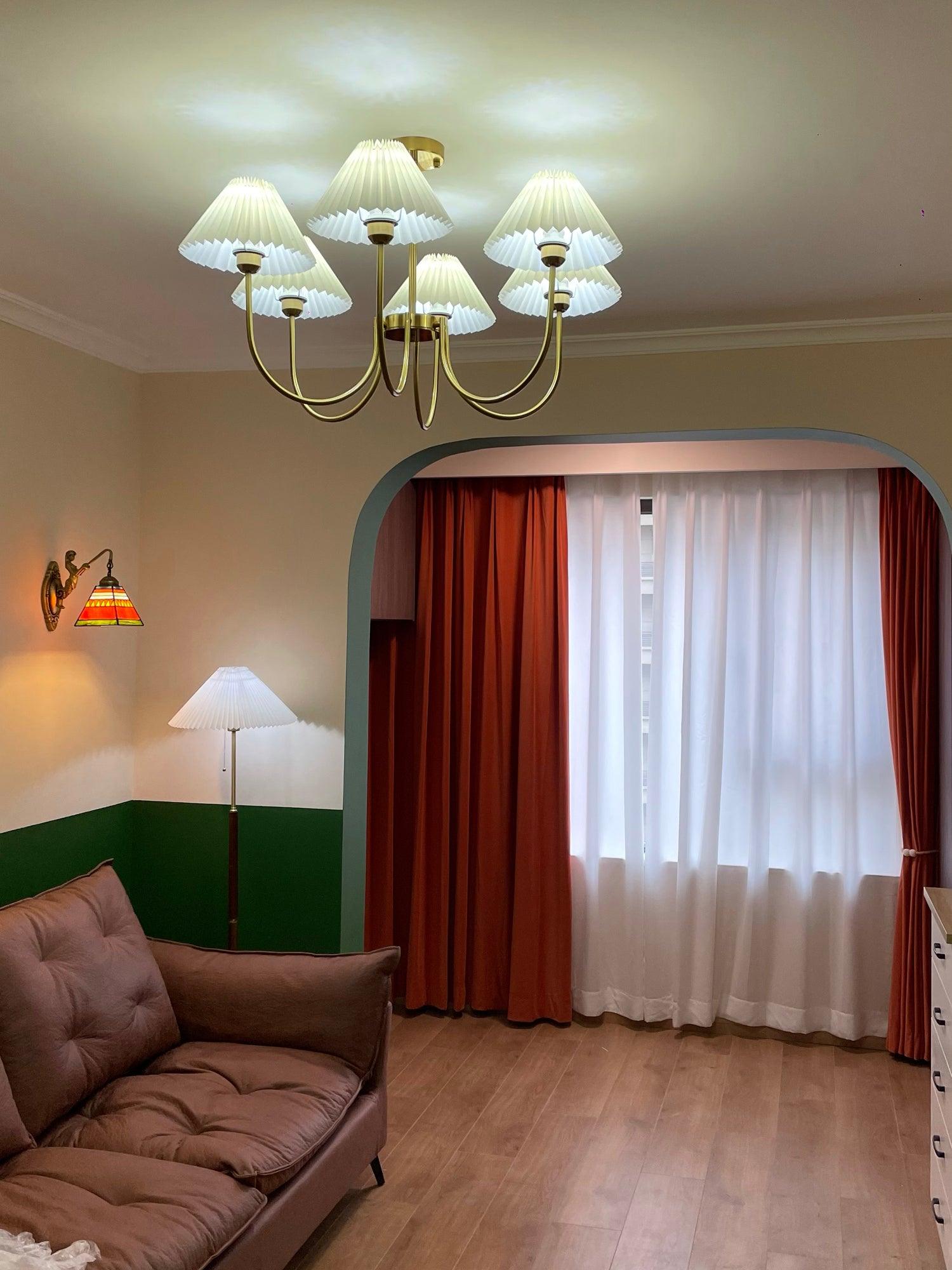 Lenore Pleated Chandelier - Lamp Outdoor
