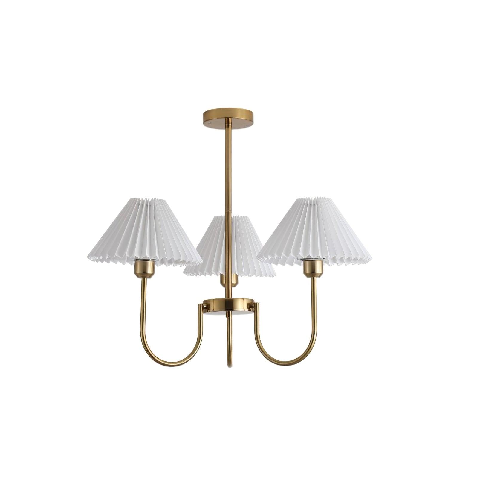 Lenore Pleated Chandelier - Lamp Outdoor