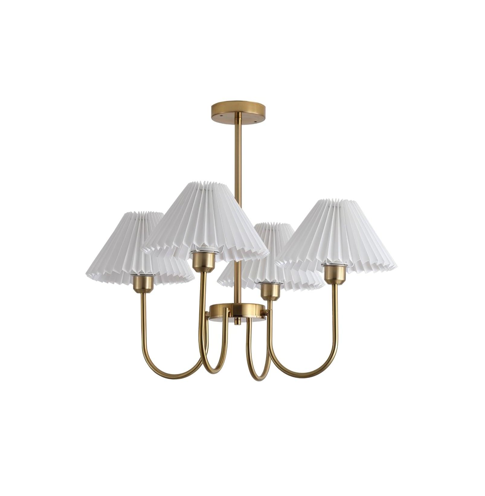 Lenore Pleated Chandelier - Lamp Outdoor