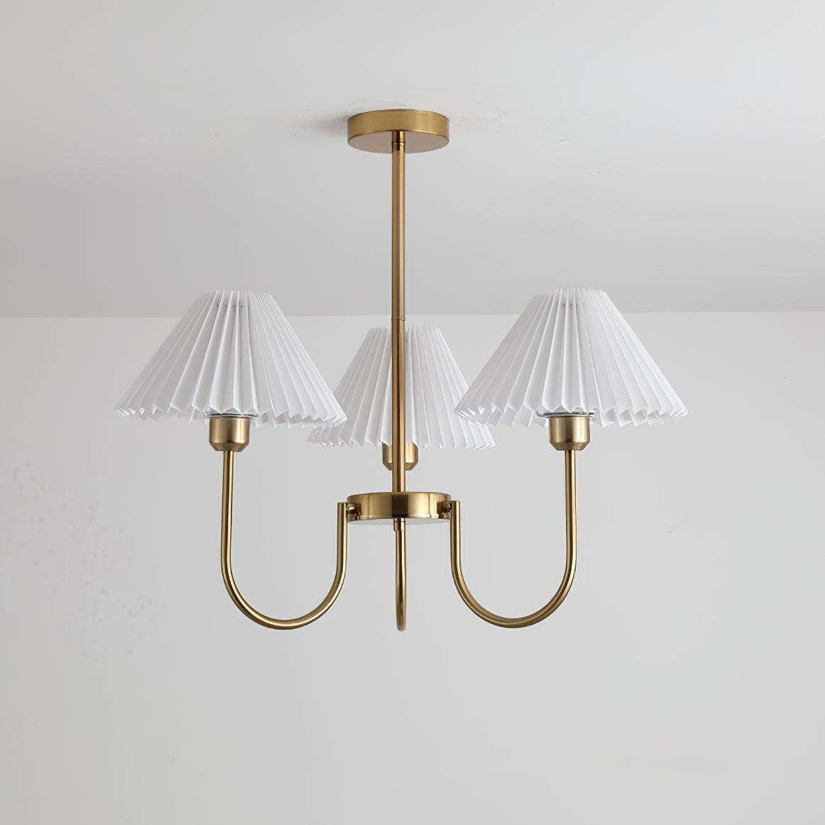 Lenore Pleated Chandelier - Lamp Outdoor