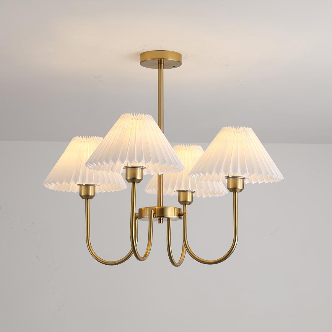 Lenore Pleated Chandelier - Lamp Outdoor