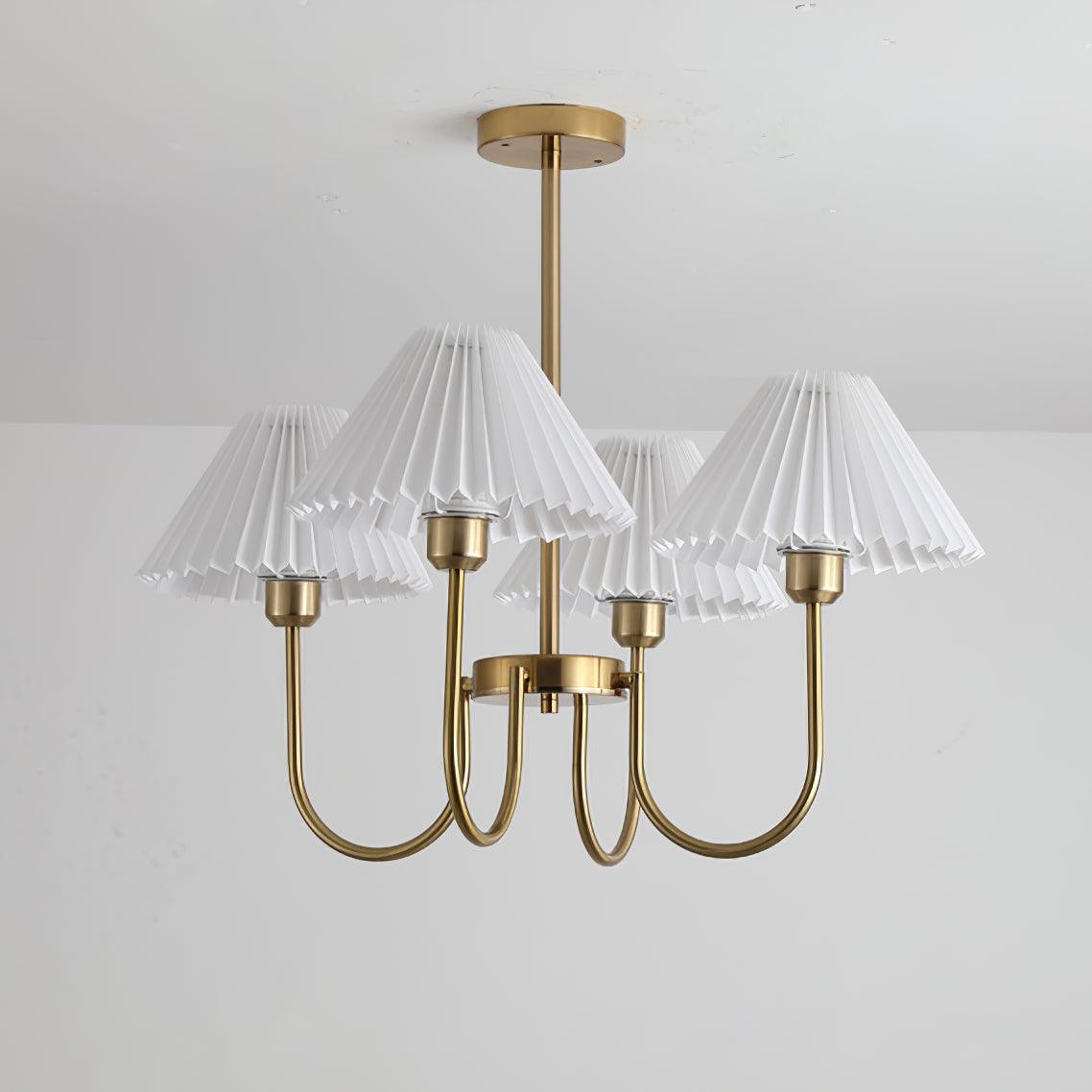 Lenore Pleated Chandelier - Lamp Outdoor