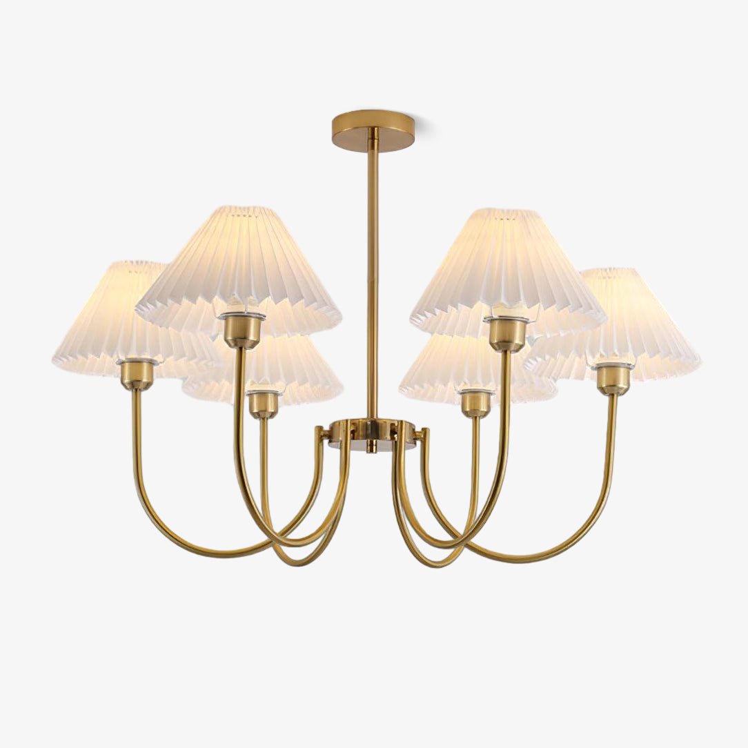 Lenore Pleated Chandelier - Lamp Outdoor