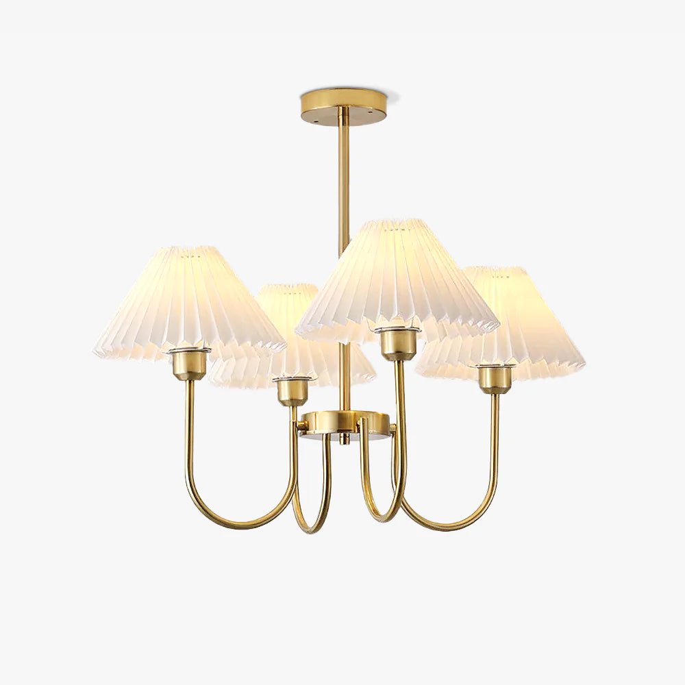 Lenore Pleated Chandelier - Lamp Outdoor