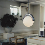 Uveta Linear Chandelier Red&Silver - Lamp Outdoor