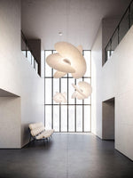 Whirl Modern Fabric Pendant Lamp - Lamp Outdoor