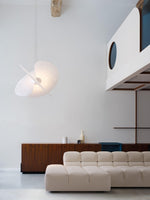 Whirl Modern Fabric Pendant Lamp - Lamp Outdoor