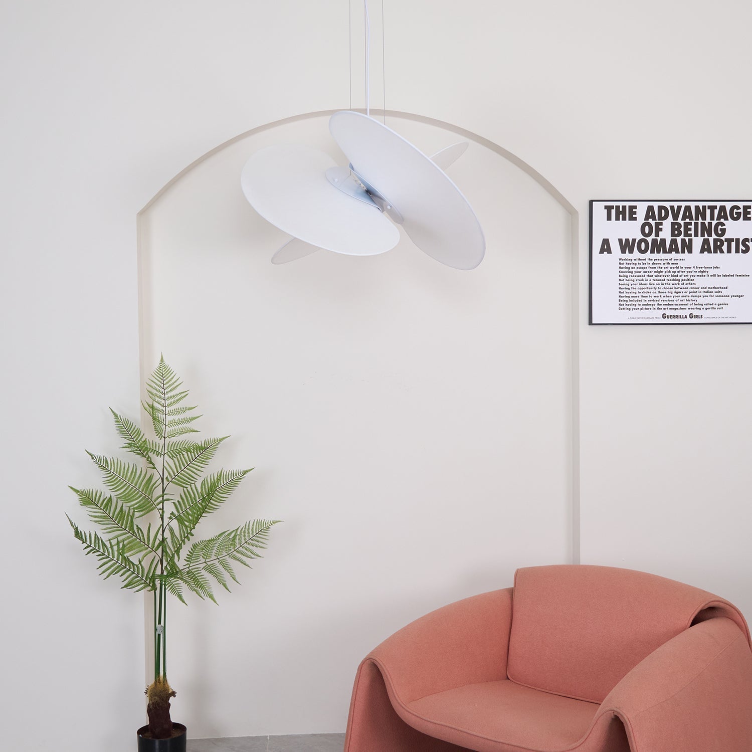 Whirl Modern Fabric Pendant Lamp - Lamp Outdoor