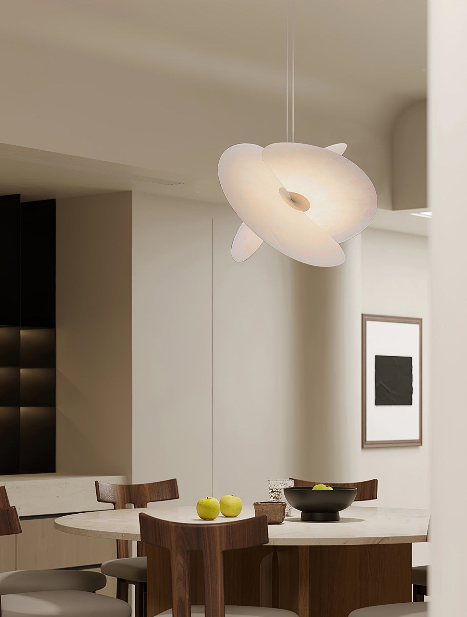 Whirl Modern Fabric Pendant Lamp - Lamp Outdoor