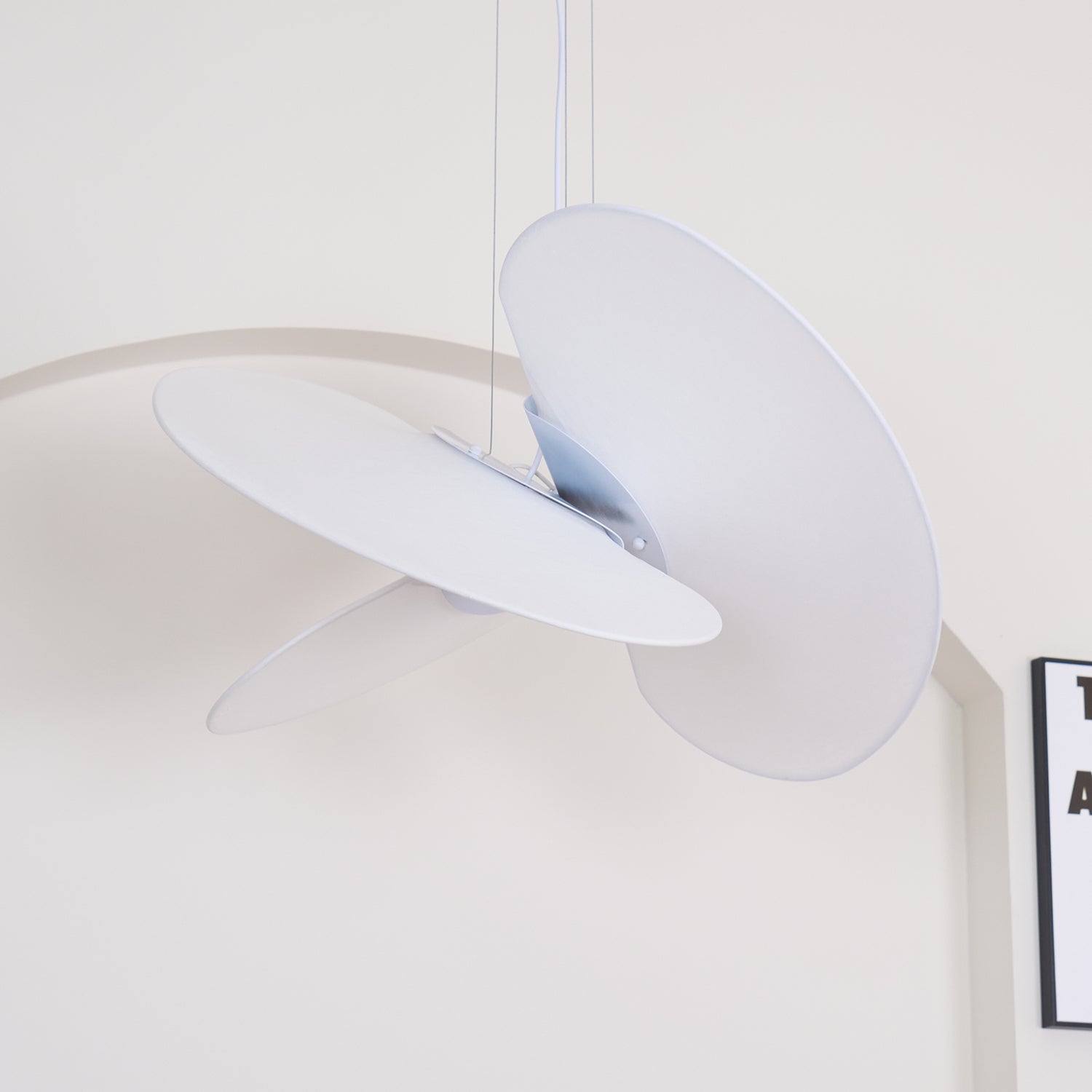 Whirl Modern Fabric Pendant Lamp - Lamp Outdoor