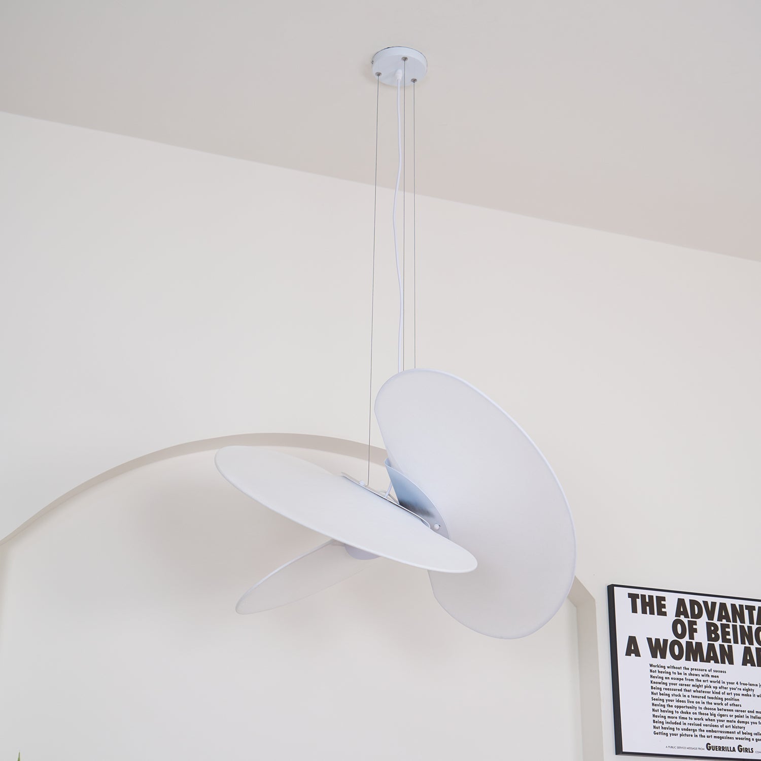 Whirl Modern Fabric Pendant Lamp - Lamp Outdoor
