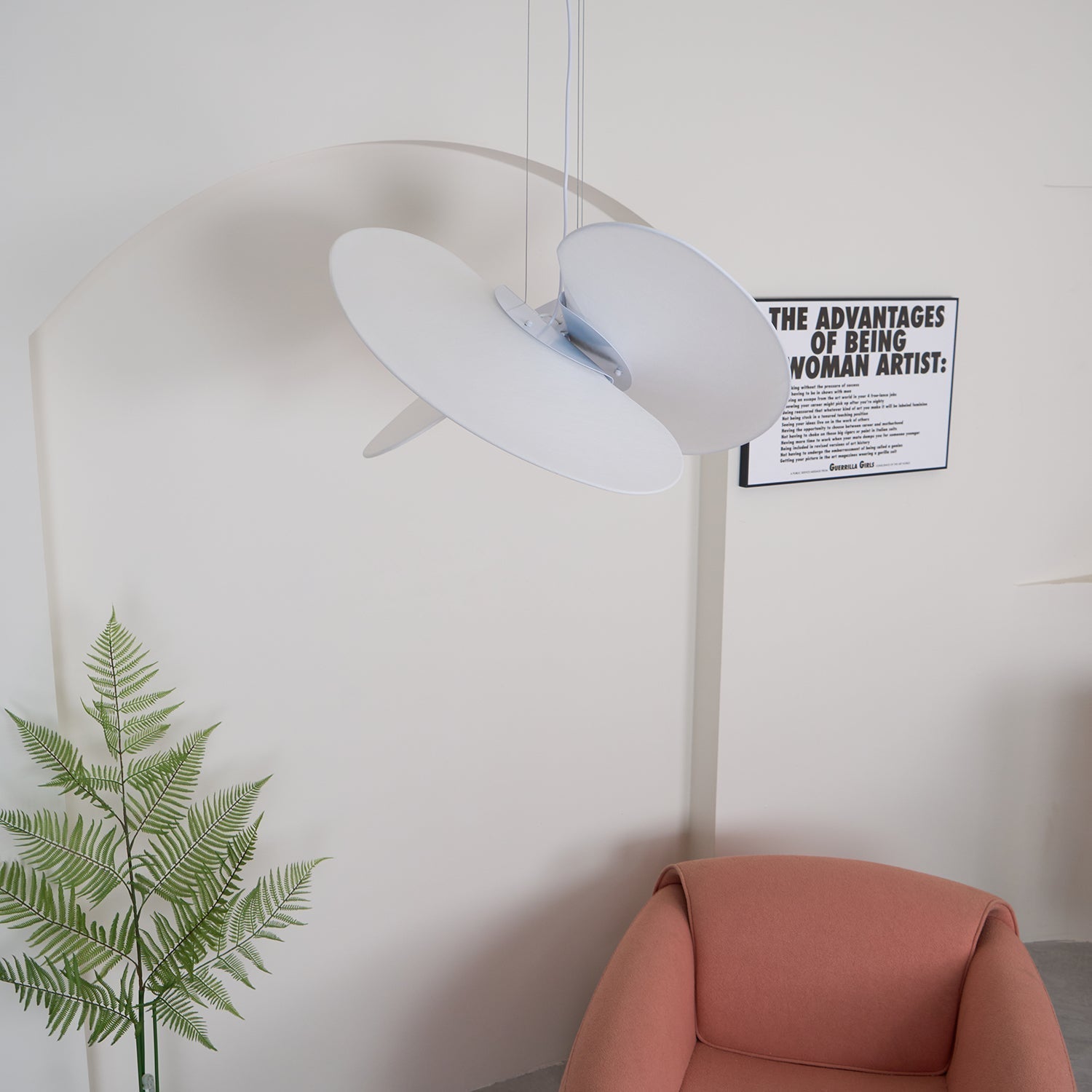 Whirl Modern Fabric Pendant Lamp - Lamp Outdoor