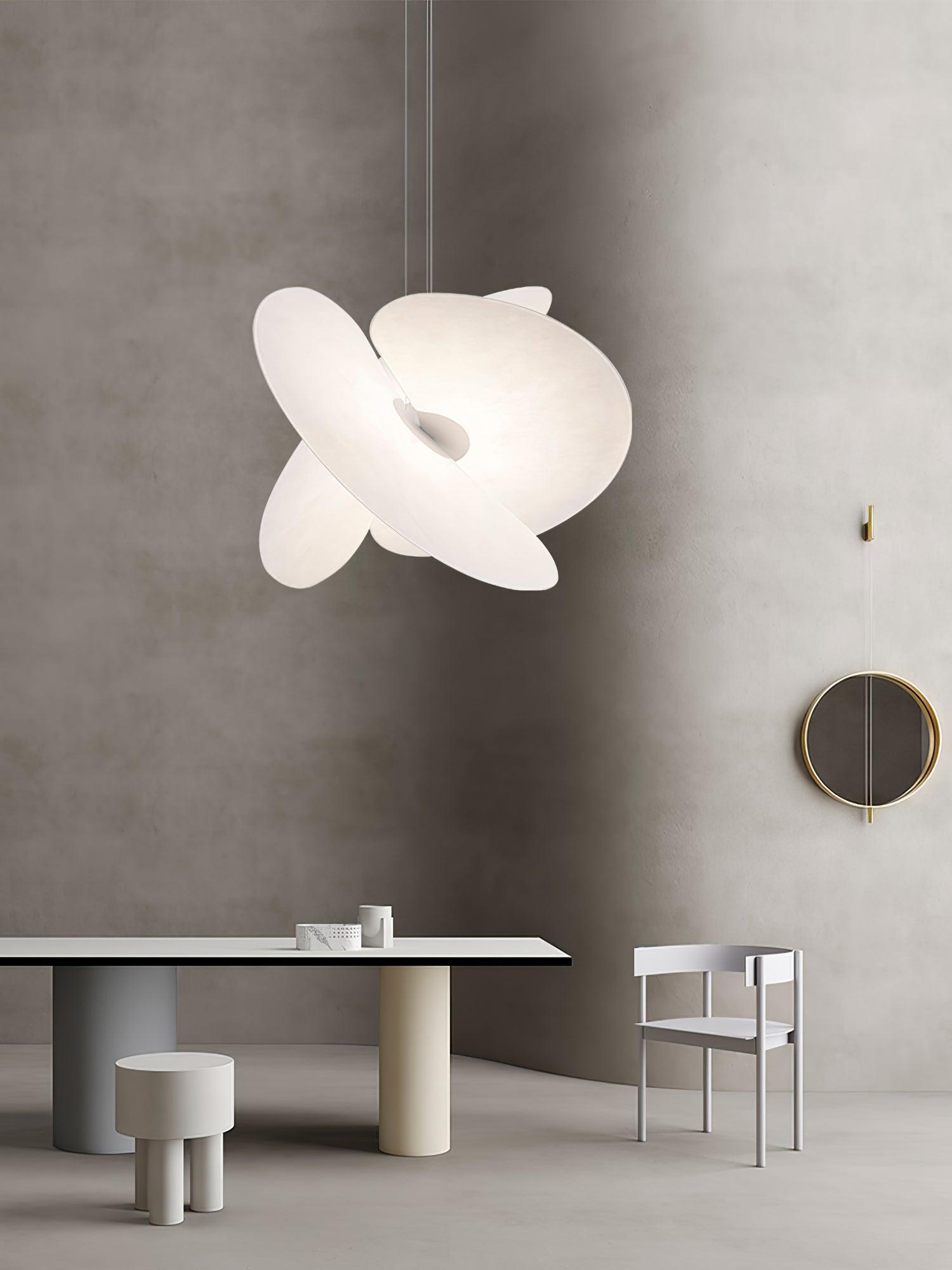 Whirl Modern Fabric Pendant Lamp - Lamp Outdoor