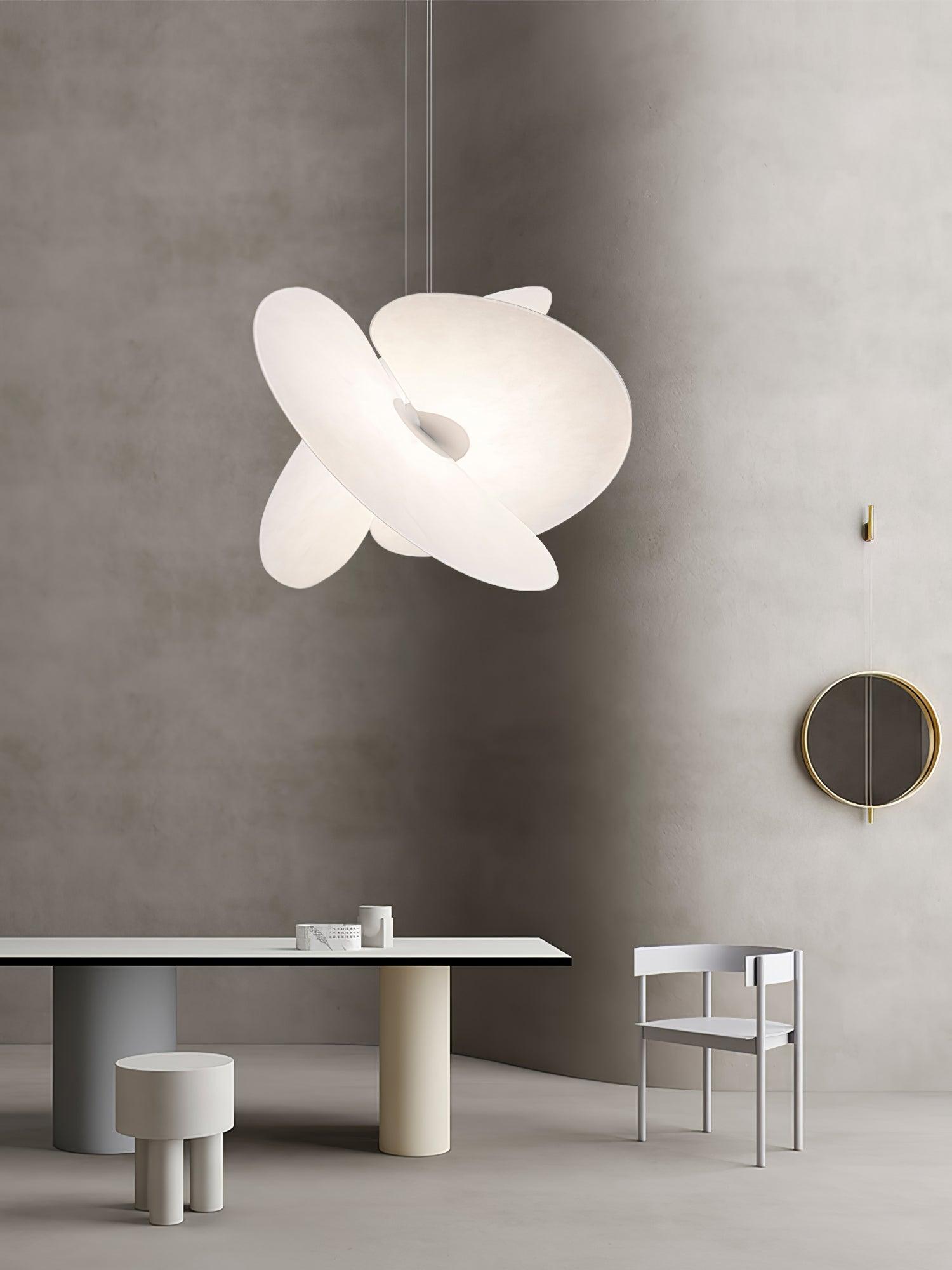 Whirl Modern Fabric Pendant Lamp - Lamp Outdoor