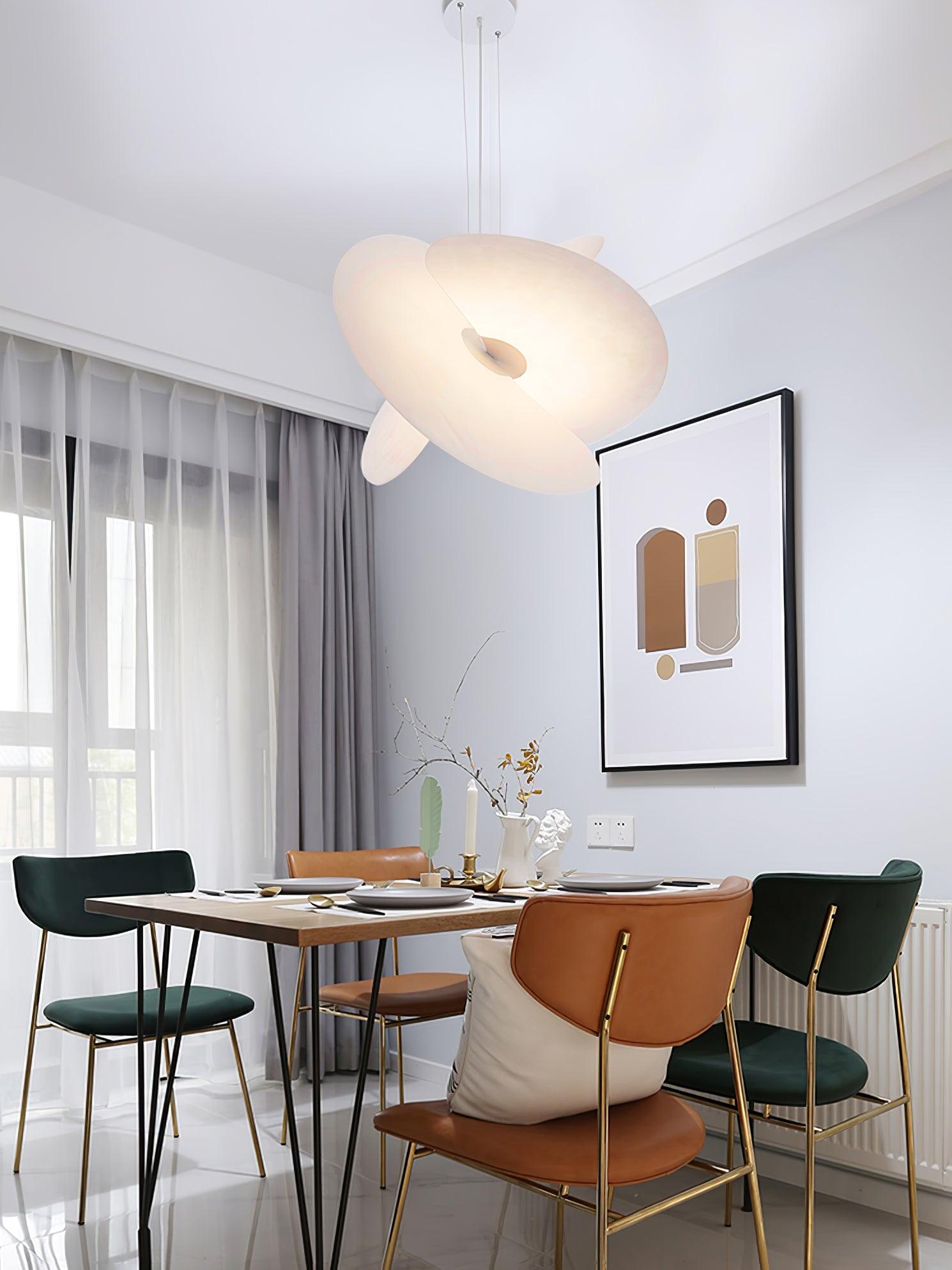 Whirl Modern Fabric Pendant Lamp - Lamp Outdoor