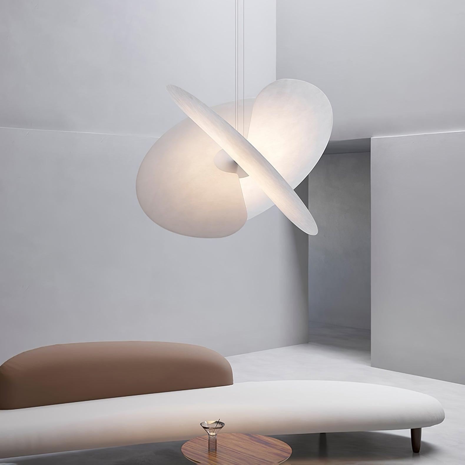 Whirl Modern Fabric Pendant Lamp - Lamp Outdoor