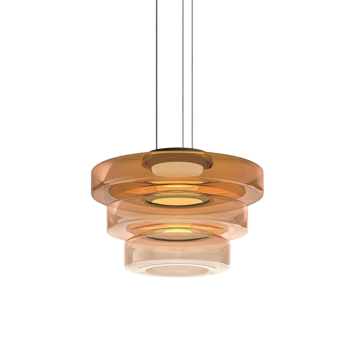Levels Modern Glass Pendant Light