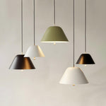 Solara Pendant Lamp Bell Glass Brass Minimalist - Letslighting
