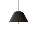 Solara Pendant Lamp Bell Glass Brass Minimalist - Letslighting