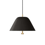 Solara Pendant Lamp Bell Glass Brass Minimalist - Letslighting