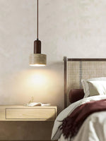 Ilshaa Dual-Material Travertine Pendant Light - Letslighting