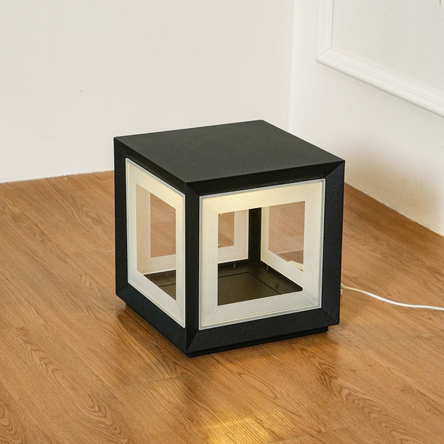 Light Cube Outdoor Post Light - Lamp Outdoor