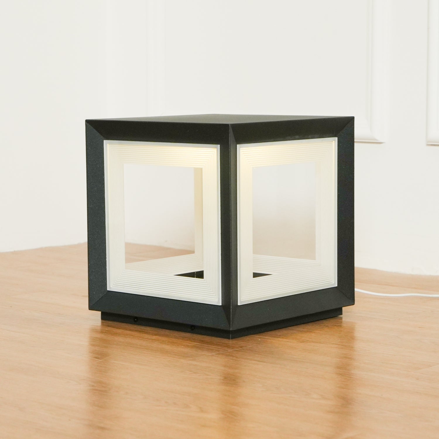 Light Cube Outdoor Post Light - Lamp Outdoor