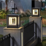 Light Cube Outdoor Post Light - Lamp Outdoor