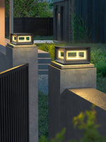 Light Cube Outdoor Post Light - Lamp Outdoor