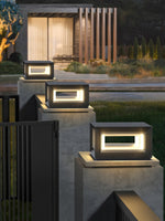 Light Cube Outdoor Post Light - Lamp Outdoor