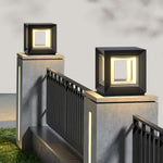 Light Cube Outdoor Post Light - Lamp Outdoor