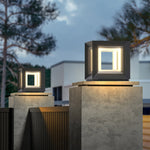Light Cube Outdoor Post Light - Lamp Outdoor
