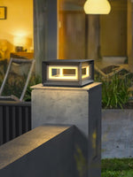 Light Cube Outdoor Post Light - Lamp Outdoor