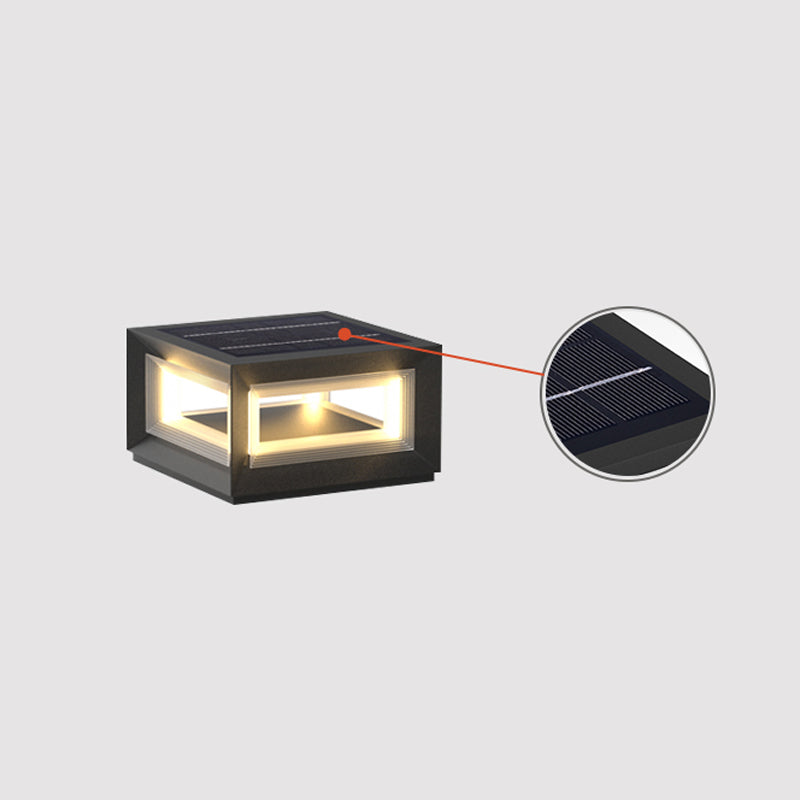 Light Cube Outdoor Post Light - Lamp Outdoor