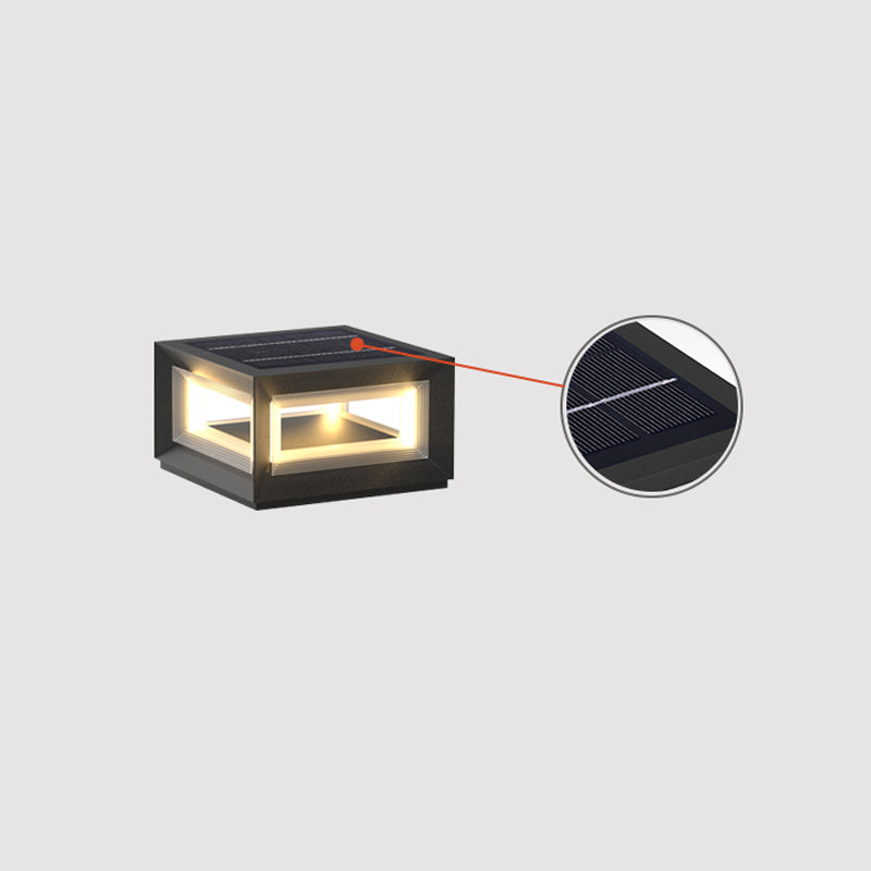 Light Cube Outdoor Post Light - Lamp Outdoor