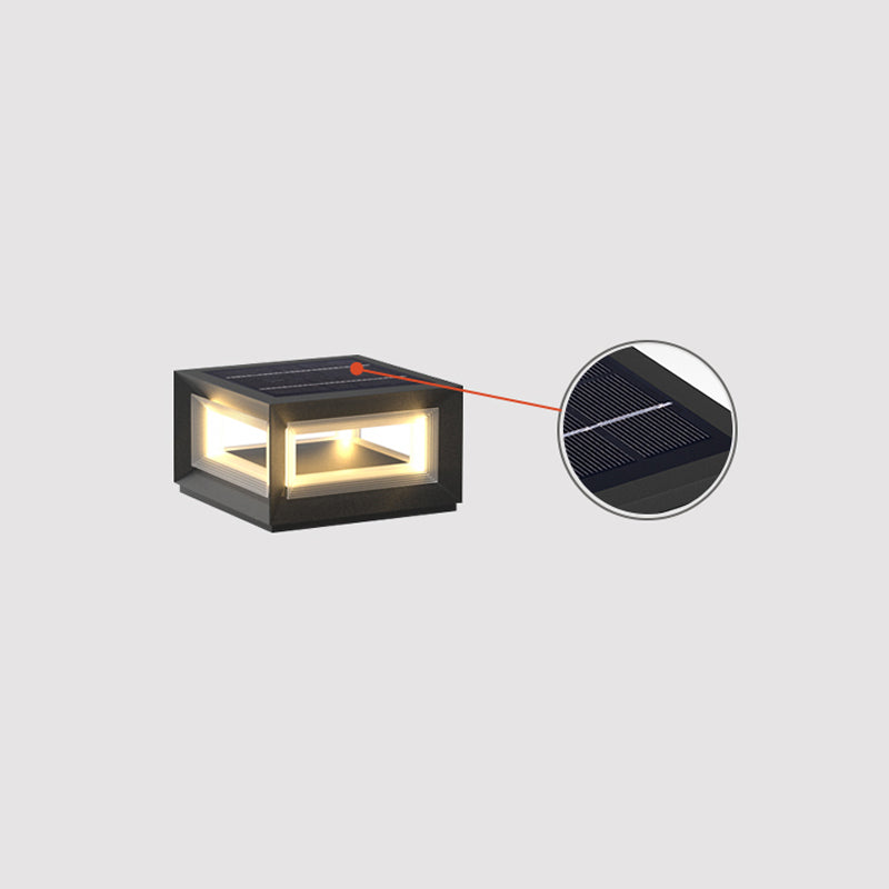Light Cube Outdoor Post Light - Lamp Outdoor