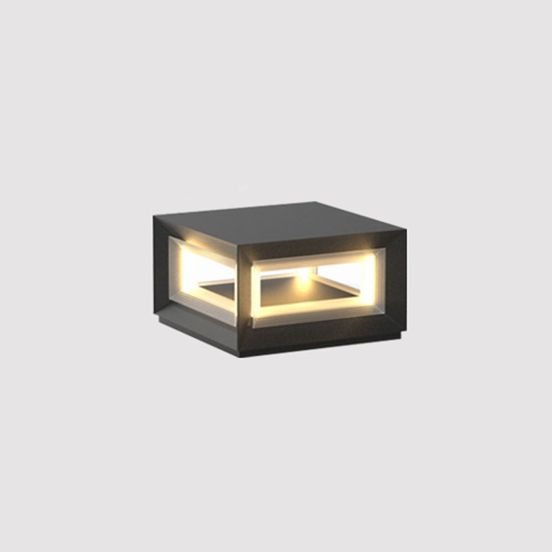 Light Cube Outdoor Post Light - Lamp Outdoor