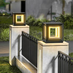 Light Cube Outdoor Post Light - Lamp Outdoor