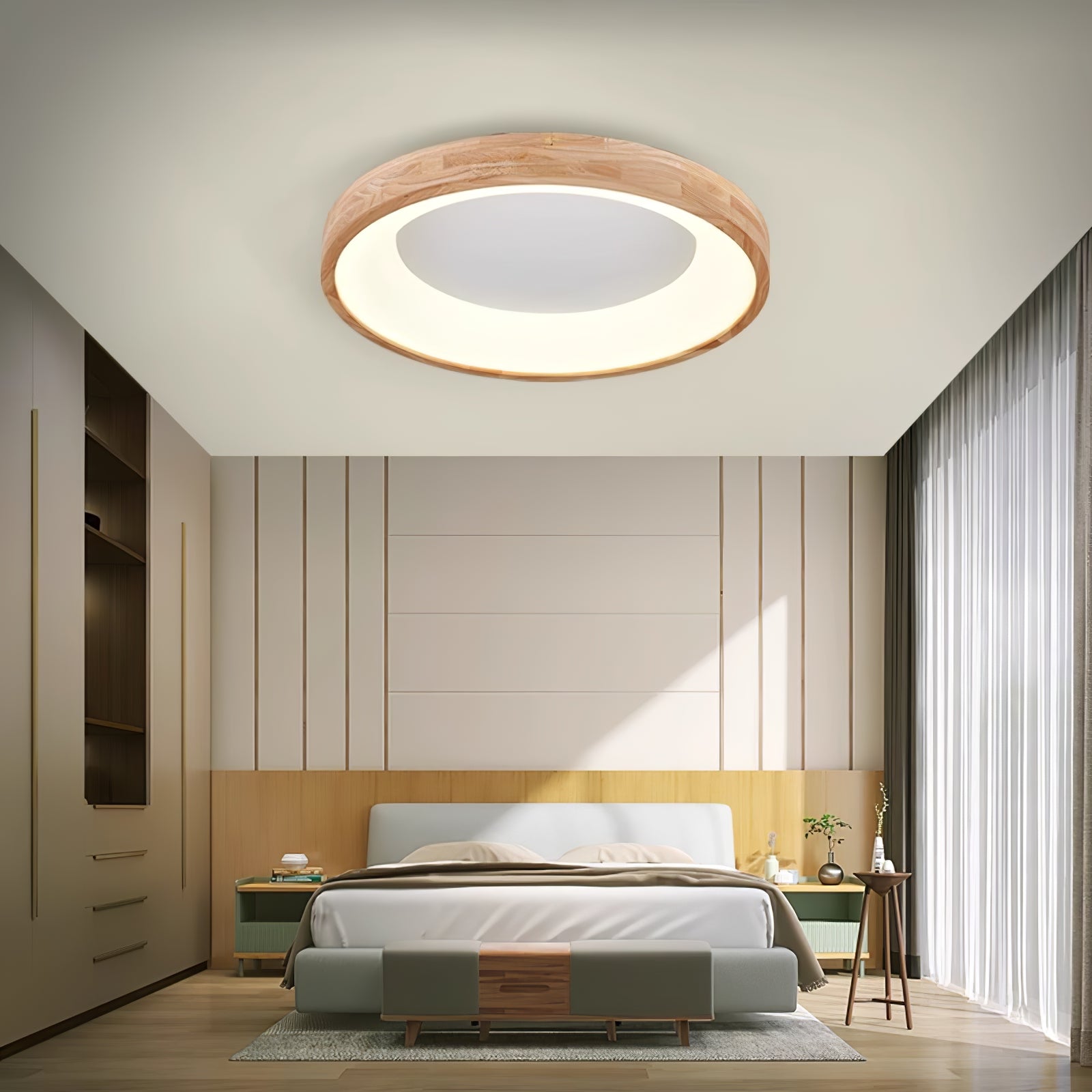 Ligna Square Ceiling Light - Lamp Outdoor