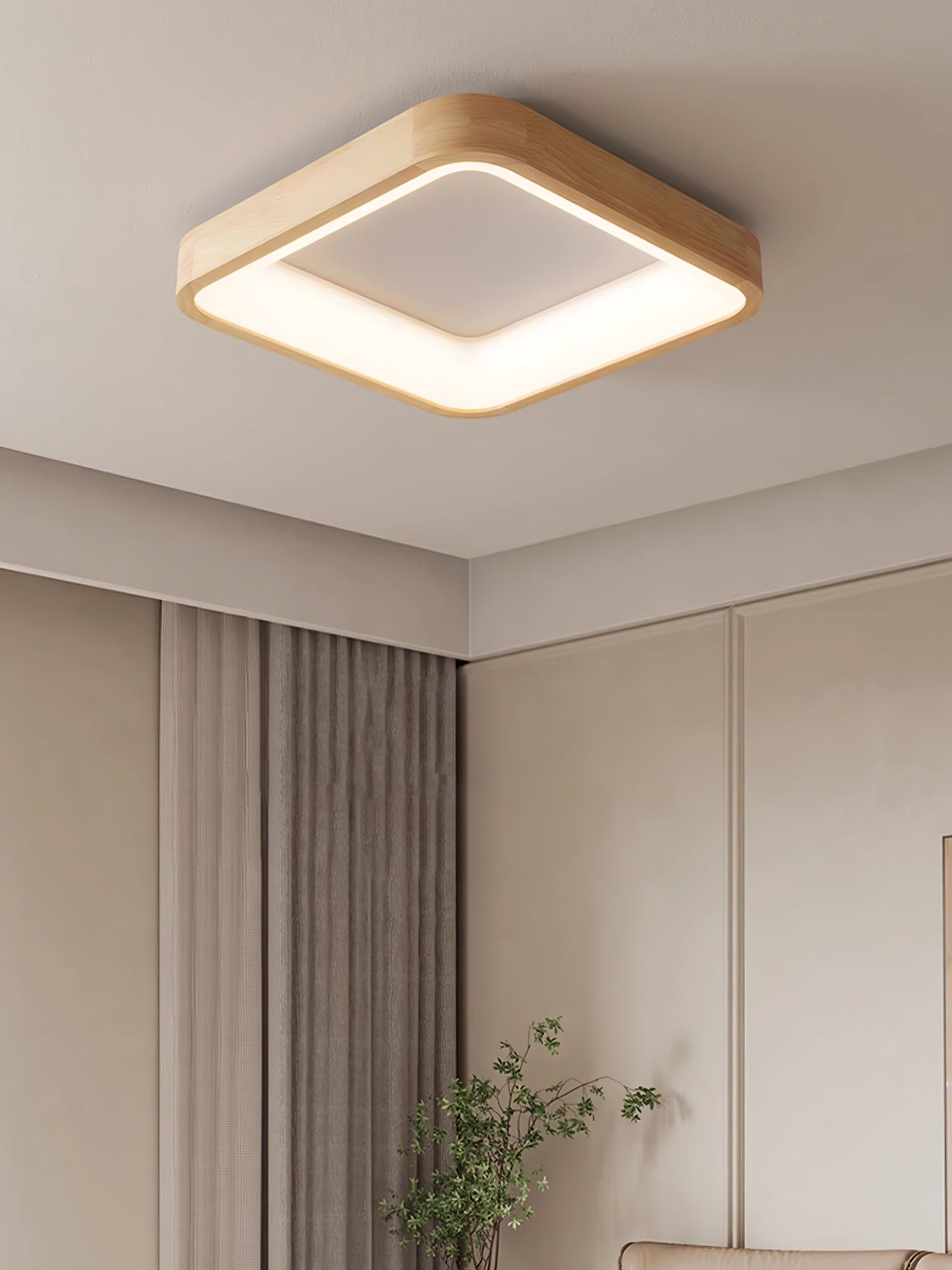 Ligna Square Ceiling Light - Lamp Outdoor