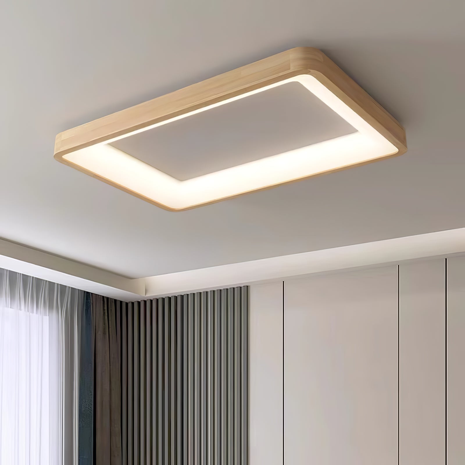 Ligna Square Ceiling Light - Lamp Outdoor