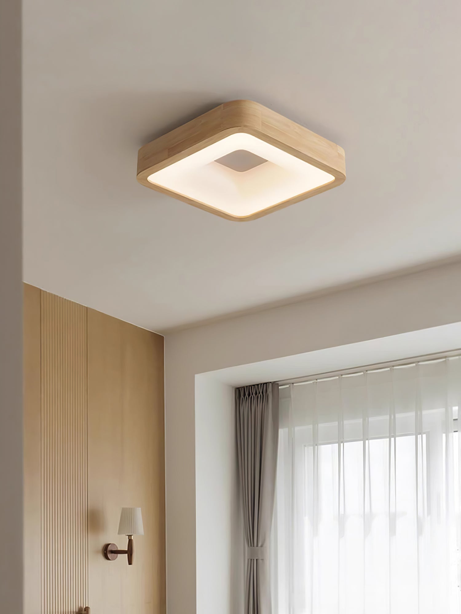 Ligna Square Ceiling Light - Lamp Outdoor