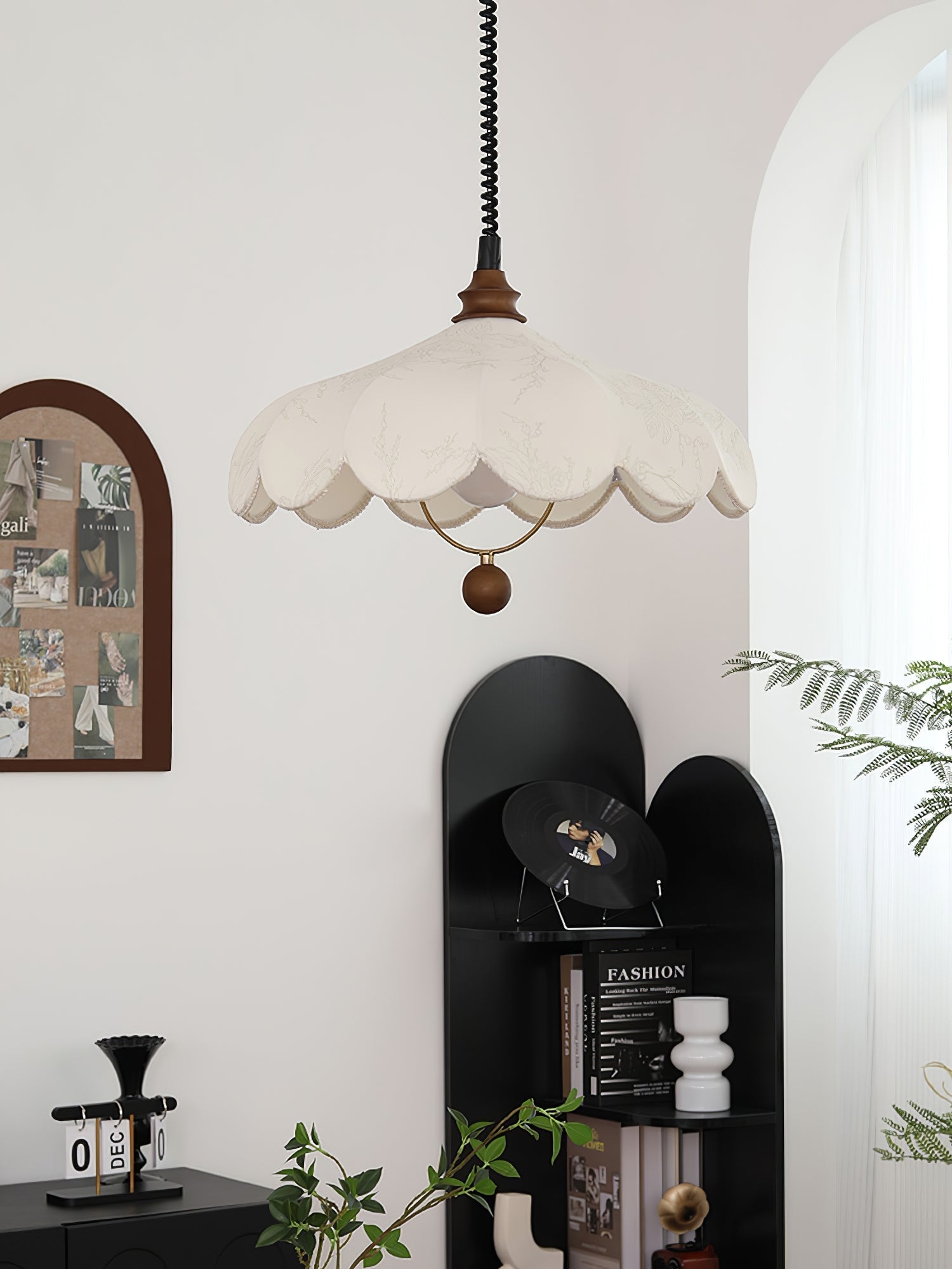 Lily Fabric Pendant Lamp - Lamp Outdoor