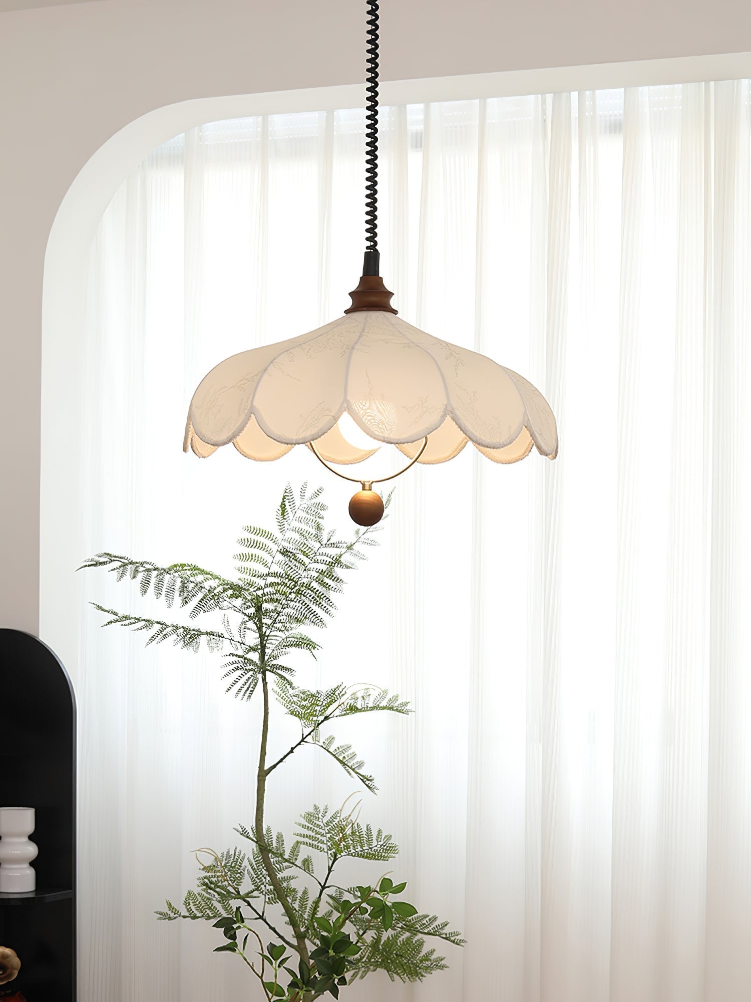 Lily Fabric Pendant Lamp - Lamp Outdoor