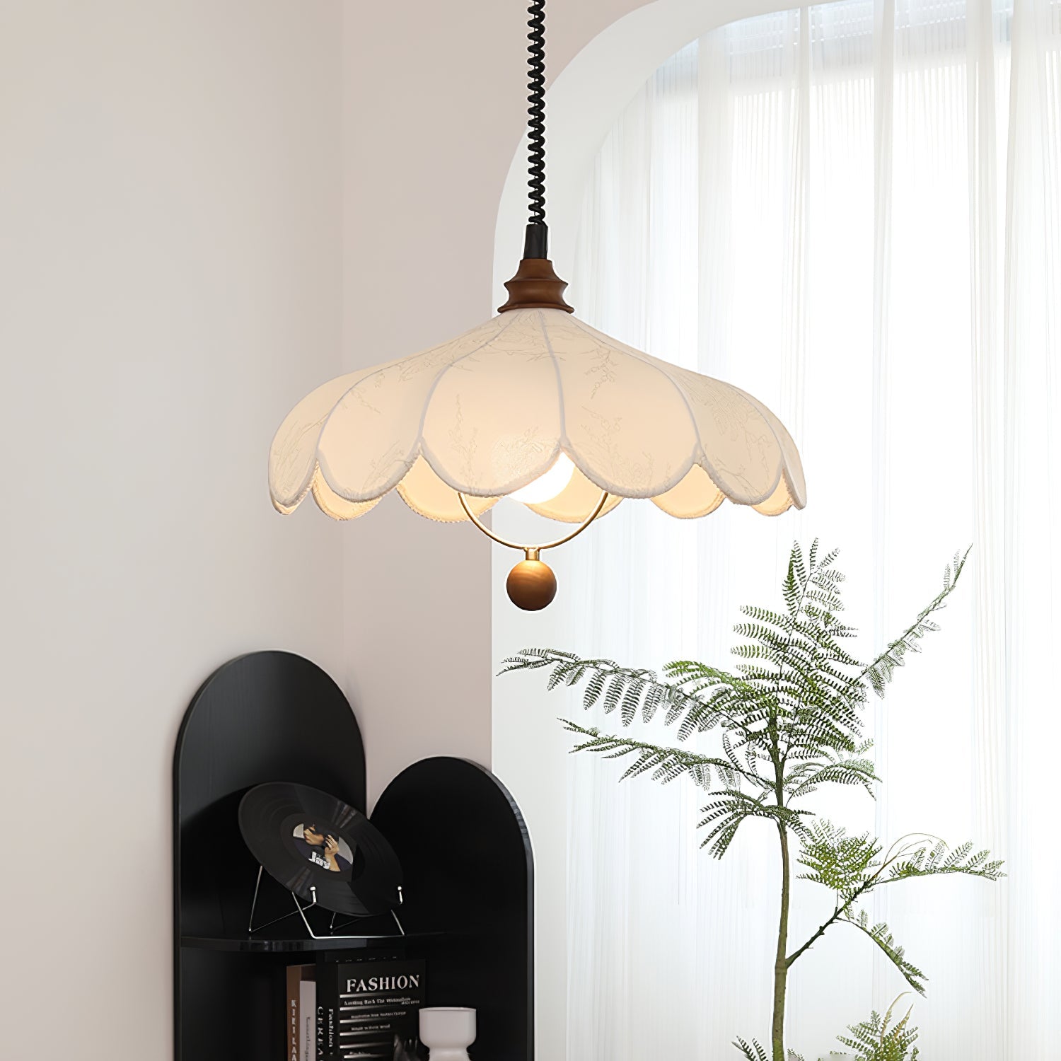 Lily Fabric Pendant Lamp - Lamp Outdoor