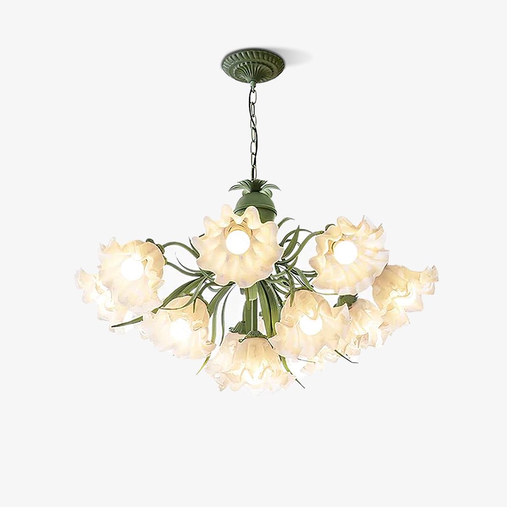 Lily of the Valley Flower Chandelier - Lamp Outdoor
