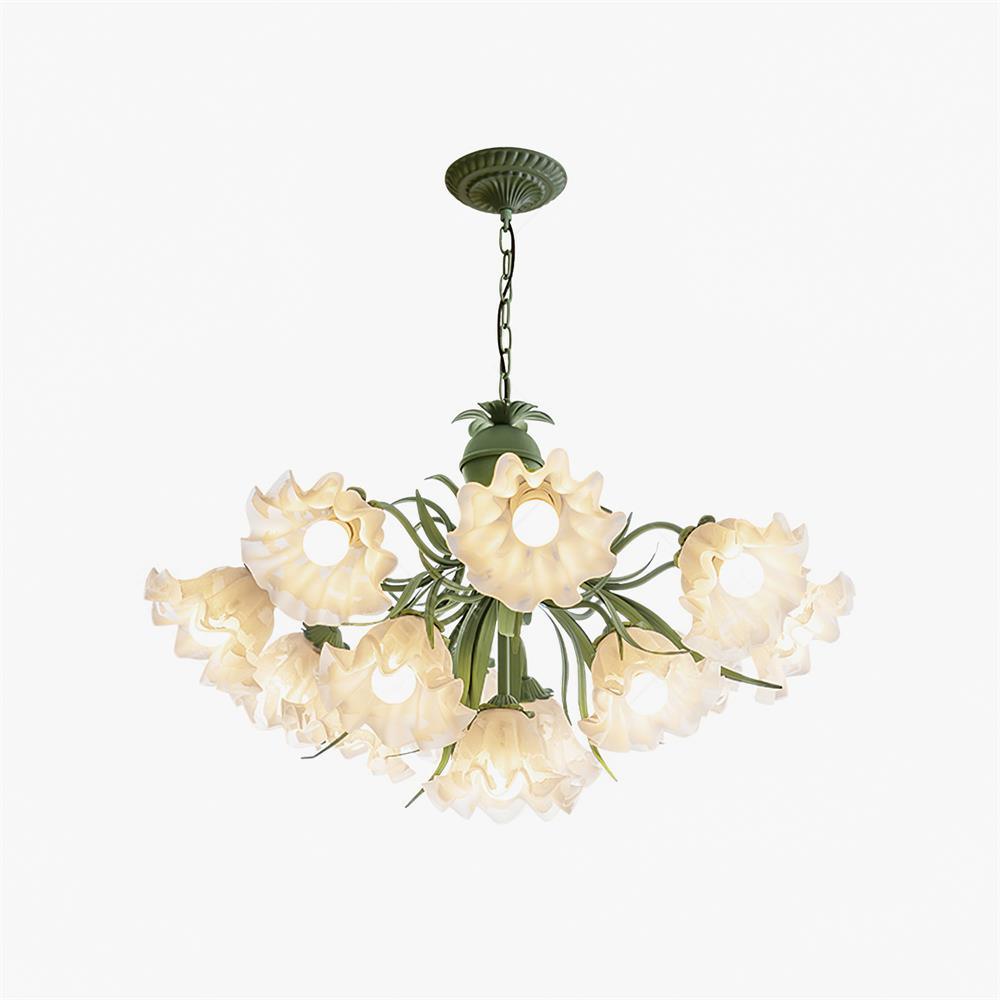 Lily of the Valley Flower Chandelier - Lamp Outdoor