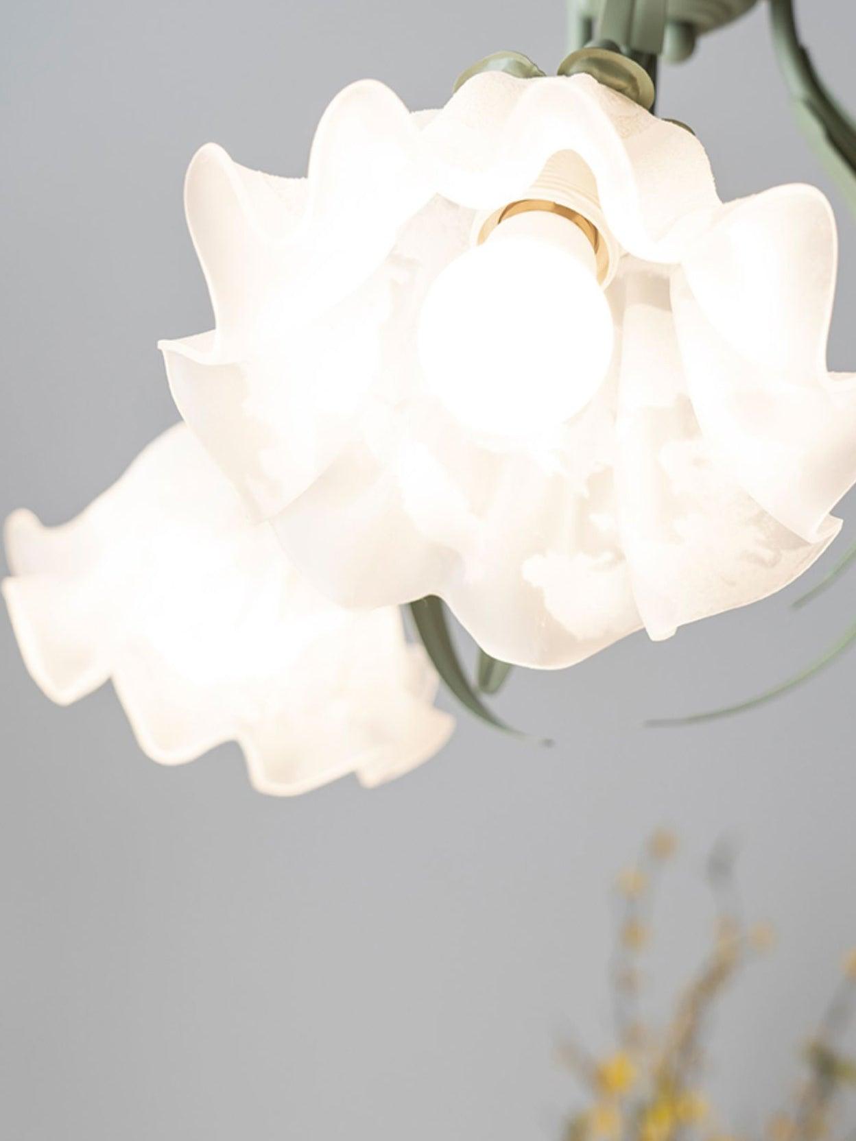 Lily of the Valley Flower Chandelier - Lamp Outdoor
