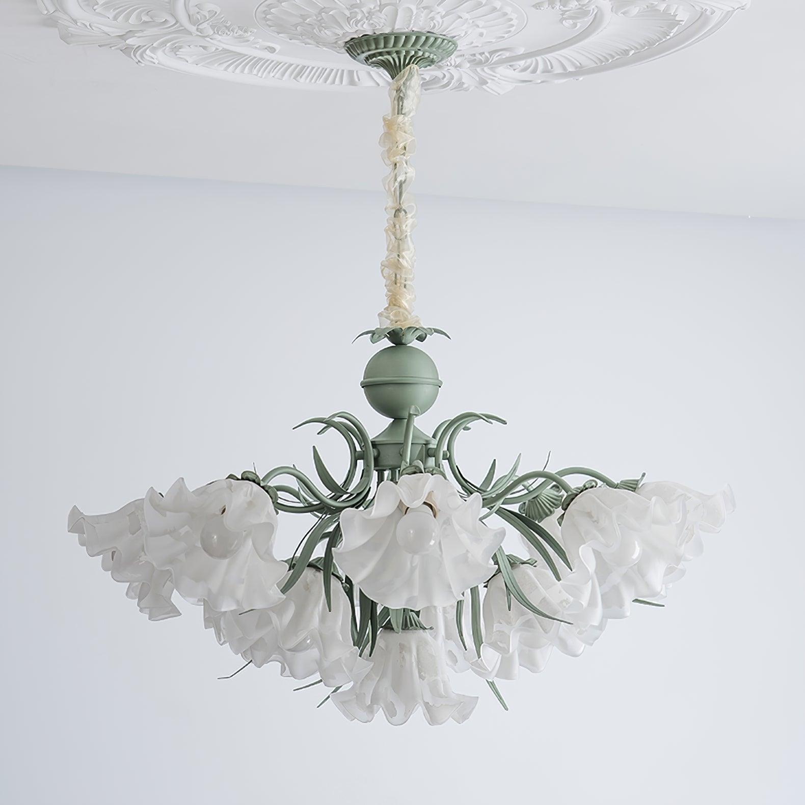 Lily of the Valley Flower Chandelier - Lamp Outdoor