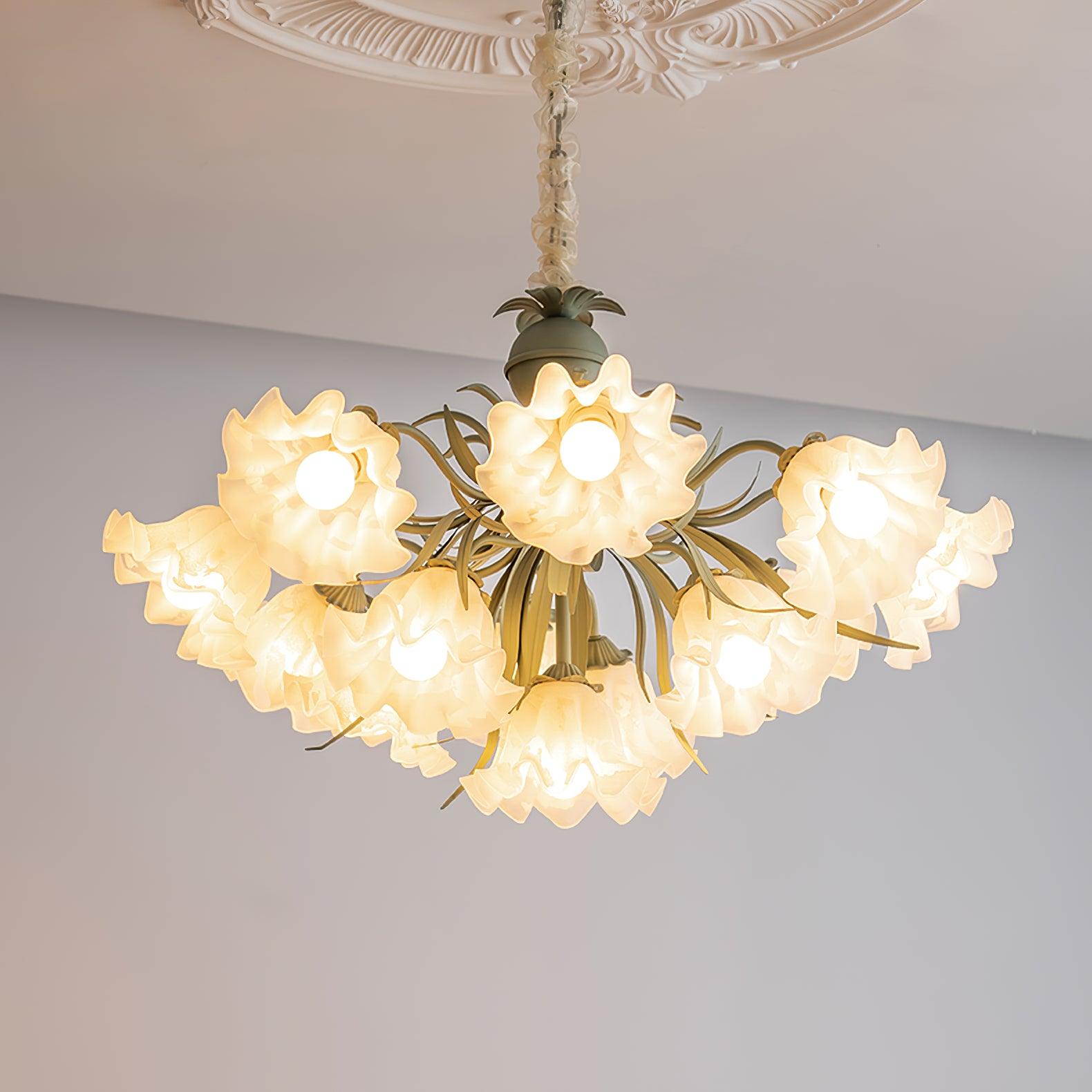 Lily of the Valley Flower Chandelier - Lamp Outdoor